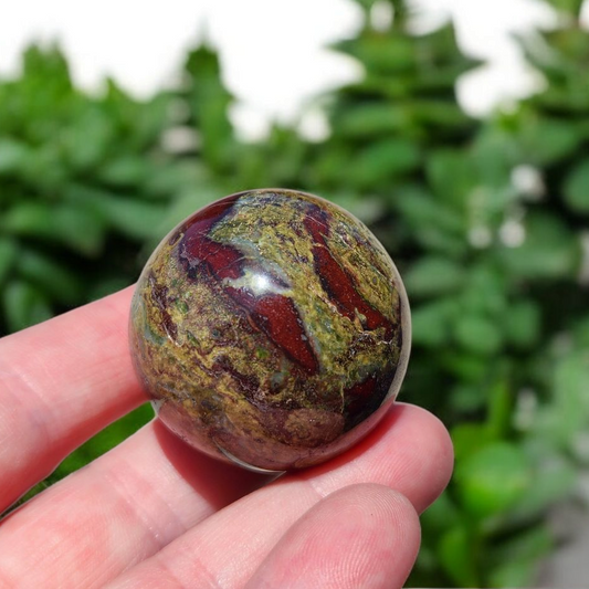 Dragons Blood Jasper Sphere