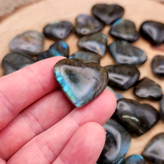 Small Labradorite Heart