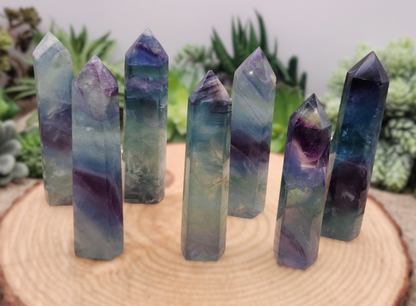 Rainbow Fluorite Tower