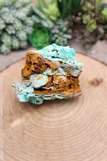 Large Raw Garnierite Stone: Green Moonstone Nickel Ore, 4"