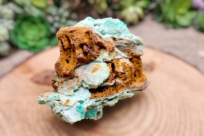 Large Raw Garnierite Stone: Green Moonstone Nickel Ore, 4"