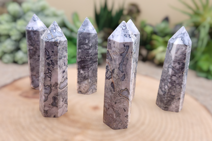 Crazy Lace Agate Tower