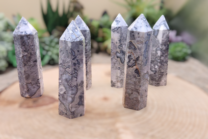 Crazy Lace Agate Tower