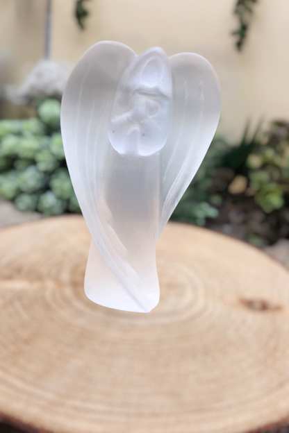 Selenite Angel Figurine