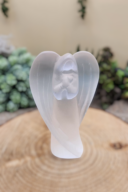 Selenite Angel Figurine