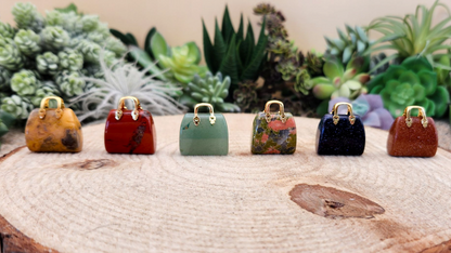 Gemstone Handbag Pendants