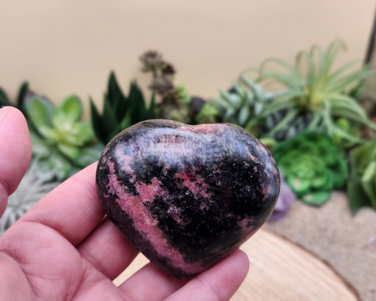 Rhodonite Heart