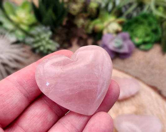 Rose Quartz Heart