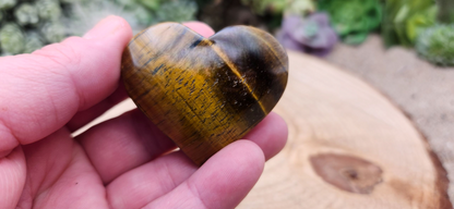 Tiger Eye Heart