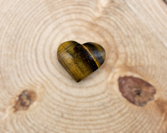 Tiger Eye Heart