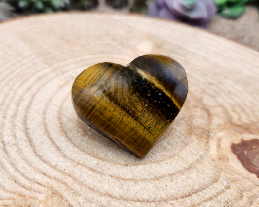 Tiger Eye Heart